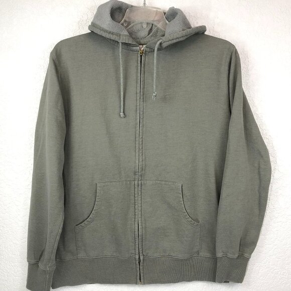 Econscious Tops - Econscious Gray Asheville Yoga Center Hoodie Size L